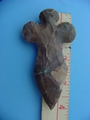 Reproduction arrowhead cross 4 inch jasper cr11