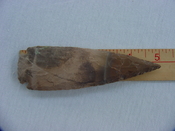 5 inch spearhead reproduction spear head point jasper x53