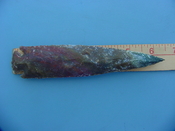 Reproduction spearheads 6 1/4 inch stone spear point jasper z432