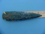 Stone spearhead replica 6 1/4 inch spear head pointjasper z408