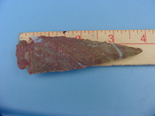Reproduction arrowhead 3 3/4 inch jasper arrow head z273