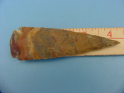 Reproduction arrowhead 4 1/4  inch jasper z275