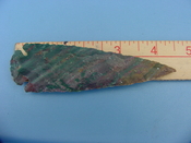 Reproduction arrowhead  4 1/2 inch jasper z274
