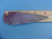 Reproduction arrowhead 4 1/4  inch jasper z266