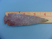 Reproduction arrowhead 4 1/4  inch jasper z266