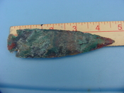 Reproduction arrowhead  4 1/2  inch jasper z280