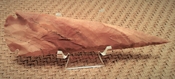Reproduction arrowheads 5 1/2 inch jasper or agate ya138