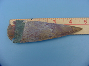 Reproduction arrowhead  4 1/2 inch jasper z270