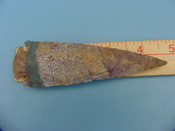 Reproduction arrowhead  4 1/2 inch jasper z270