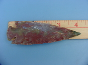 Reproduction arrowhead  4 inch jasper z263