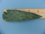 Reproduction arrowhead  4 1/4 inch jasper z260