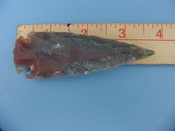 Reproduction arrowhead 3 3/4 inch jasper arrow head z252