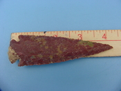 Reproduction arrowhead  4 1/4 inch jasper z284