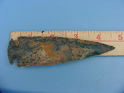 Reproduction arrowhead  4 1/2  inch jasper z278