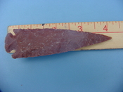 Reproduction arrowhead  4 inch jasper z230
