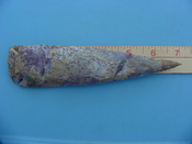 7 inch jasper spearhead stone pretty reproduction point z410