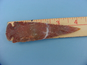 Reproduction arrowhead  4 inch jasper z232