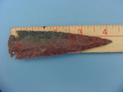 Reproduction arrowhead  4 1/4 inch jasper z233
