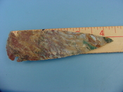 Reproduction arrowhead  4 1/4 inch jasper z286