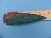 Reproduction arrowhead  4 1/2 inch jasper z218