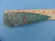 Reproduction arrowhead  4 1/2 inch jasper z269