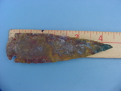 Reproduction arrowhead  4 1/4 inch jasper z352