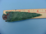 Reproduction arrowhead  4 1/4 inch jasper z288