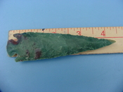 Reproduction arrowhead  4 1/4 inch jasper z288