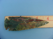 Reproduction arrowhead  4 inch jasper z337