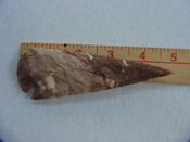 Reproduction arrowheads 4 3/4 inch jasper spearhead x72