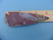 Reproduction spear head spearhead point 4 inch jasper z267