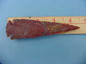 Reproduction arrowhead  4 1/4 inch jasper z219