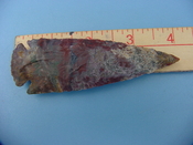Reproduction spear head spearhead point 4 inch jasper z277