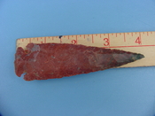 Reproduction arrowhead  4 inch jasper z338