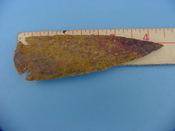 Reproduction arrowhead  4 1/4 inch jasper z285