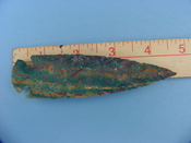 Reproduction arrowhead  4 1/2 inch jasper z229