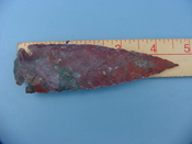 Reproduction arrowhead  4 1/2 inch jasper z299