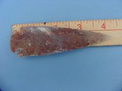Reproduction arrowhead  4 1/4 inch jasper z226