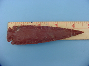 Reproduction arrowhead  4 1/2 inch jasper z246