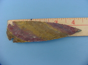 Reproduction arrowhead  4 1/4 inch jasper z247
