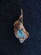 Alligator garfish scale pendant make your own jewelry gp4
