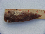 Reproduction arrowheads 4 1/2  inch jasper x81