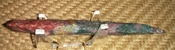 Reproduction arrowheads 4 3/4 inch jasper spear head ya306