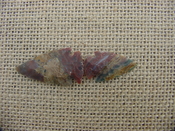 2 special arrowheads reproduction multi colored arrowheads k118