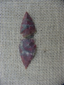 2 special arrowheads reproduction multi colored arrowheads k107