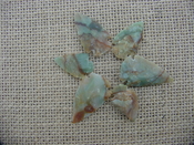 6 special arrowheads reproduction multi colored arrowheads k46