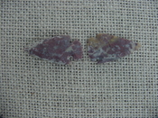 2 special arrowheads reproduction multi colored arrowheads k119