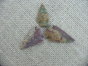3 special arrowheads reproduction multi colored arrowheads k102