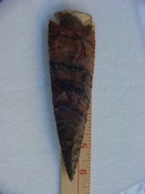 Reproduction arrowheads 6 1/4 inch jasper c2