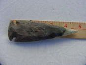 4 3/4 inch reproduction spearhead brown spear stone point x119